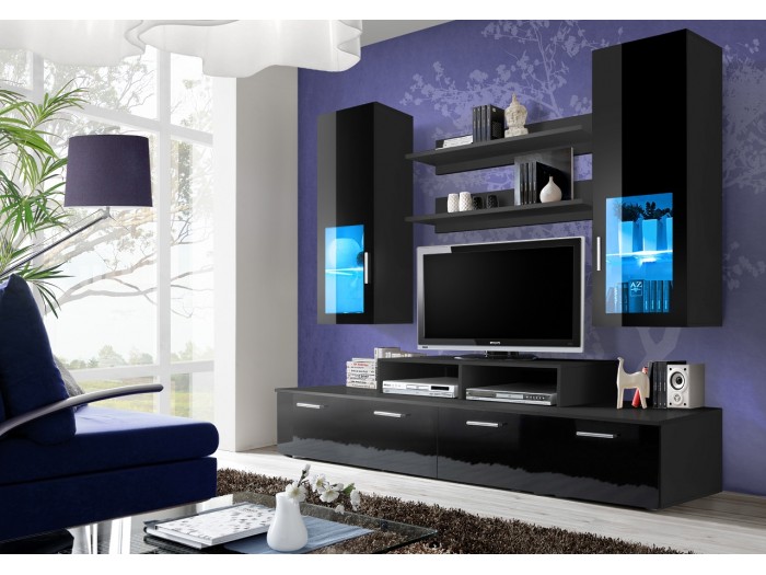 Секция Mini (черен гланц/черен мат)